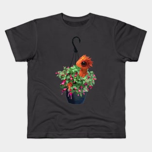 Fuchsia Hanging Plant Dragon Baby Kids T-Shirt